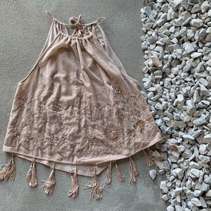 Super cute velvet FP high neck top! Only worn once